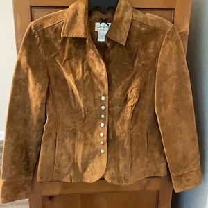 NWoT suede jacket burnt orange by Live A Little